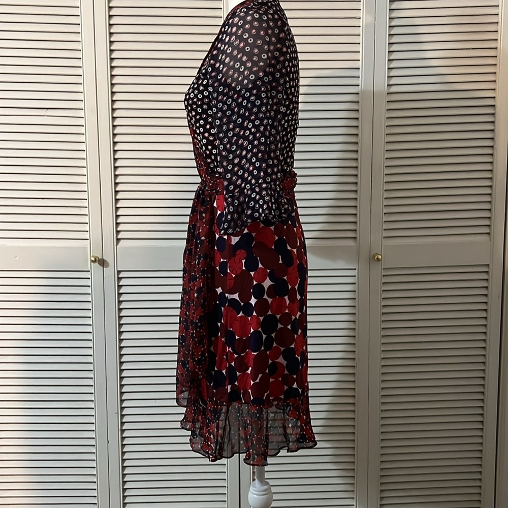 Diane von Furstenberg DVF Nieves Scarf Wrap Dress Size 8 - Picture 6 of 8